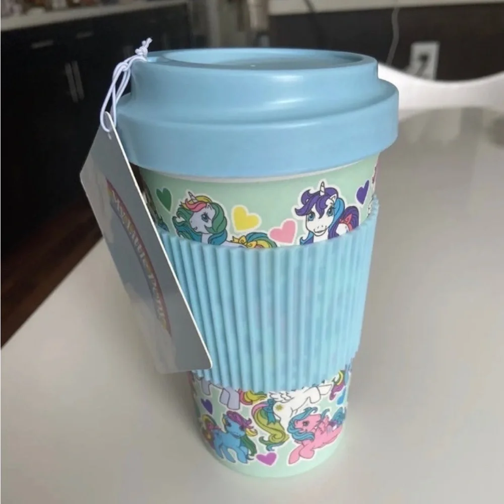 My Little Pony G1 Reusable Travel Mug Cup Licensed 2022 New NWT Hasbro